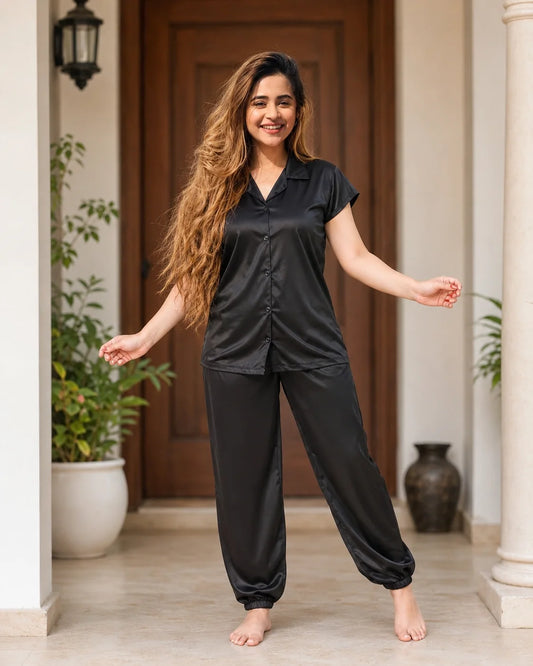 Silk Jersey Nighty PJ Set