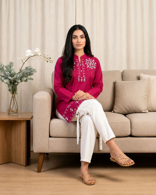 Soft Cotton Kurtis Set