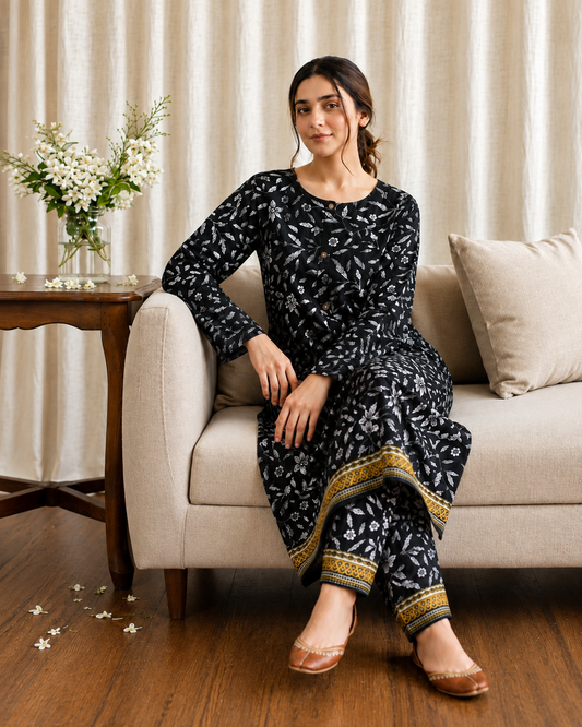 Lawn Kurti Set