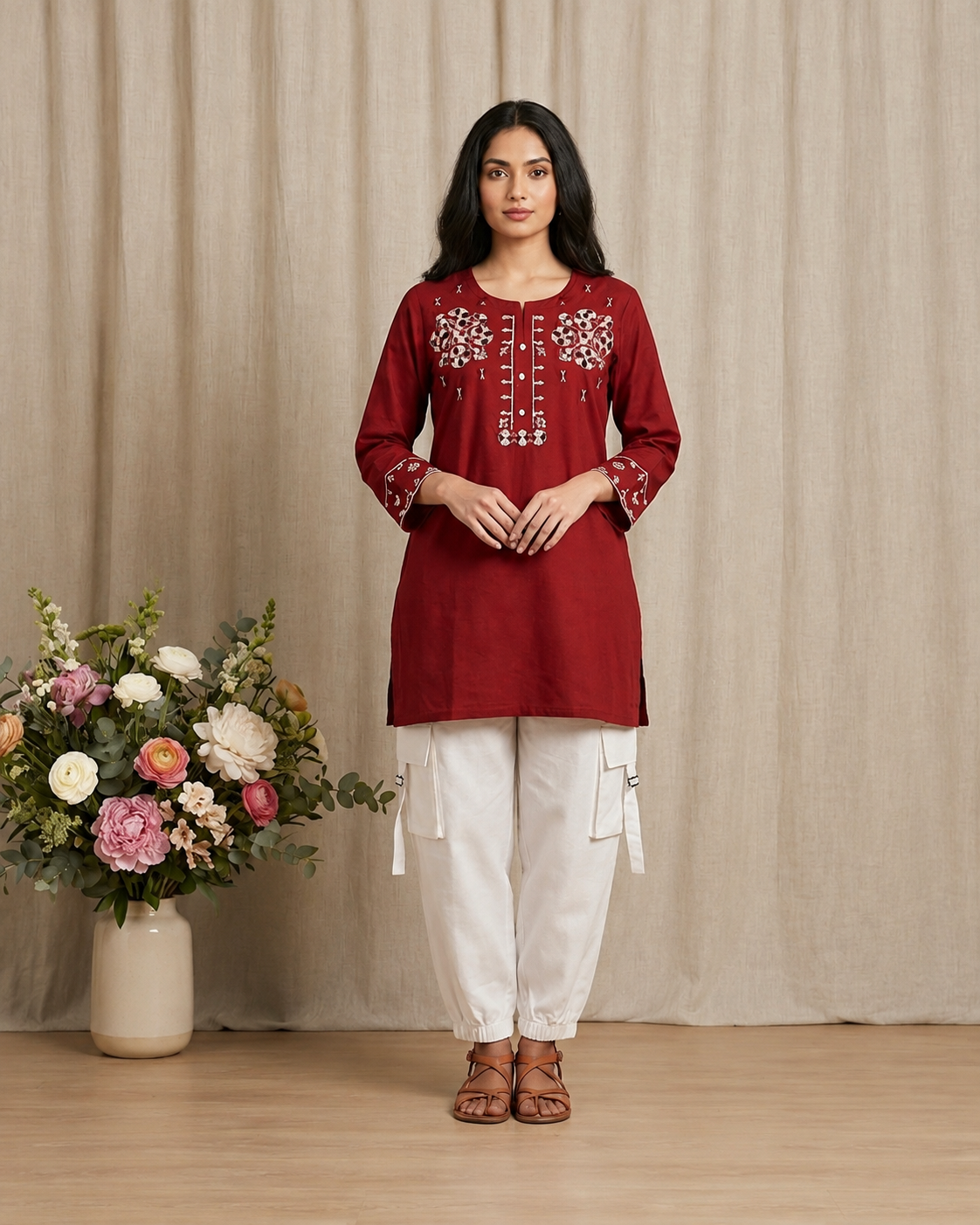Soft Cotton Kurtis Set