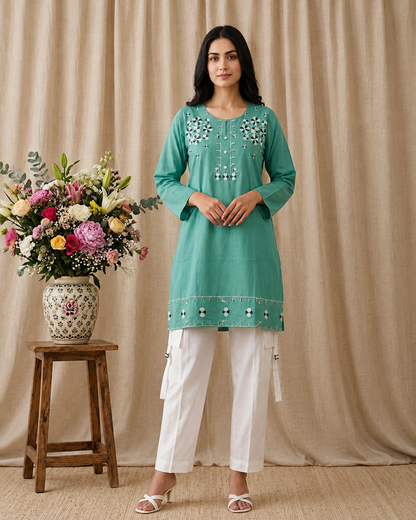 Soft Cotton Kurtis Set