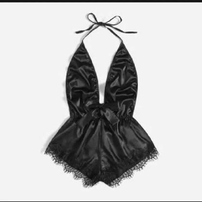 Silk Satin Body Stocking Nighty