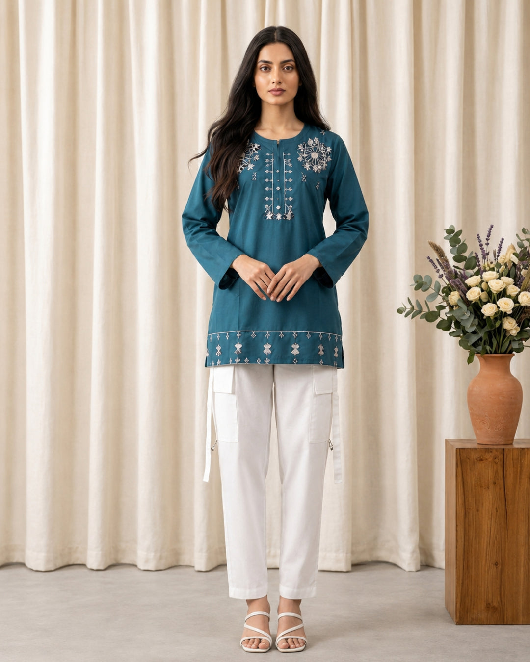 Soft Cotton Kurtis Set