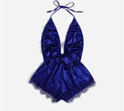 Silk Satin Body Stocking Nighty