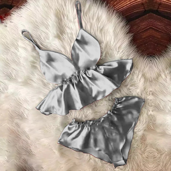 V-Neck Cami Shorts Nighty Set
