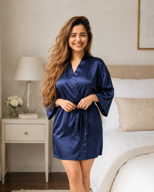 Satin Silk Bridal Nighty
