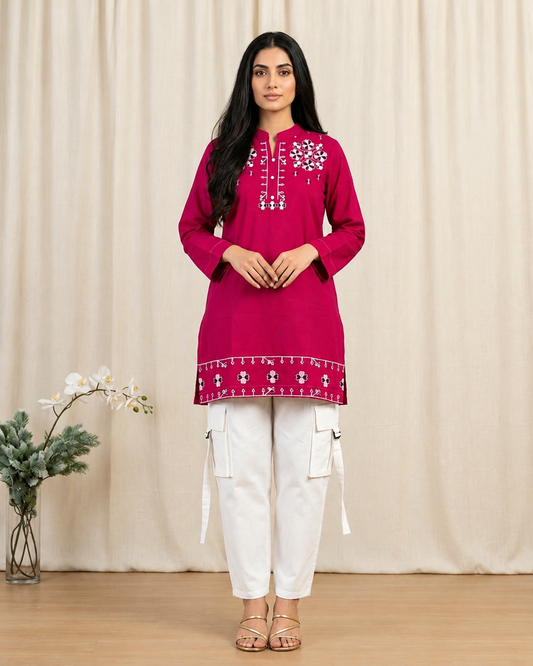 Soft Cotton Kurtis Set