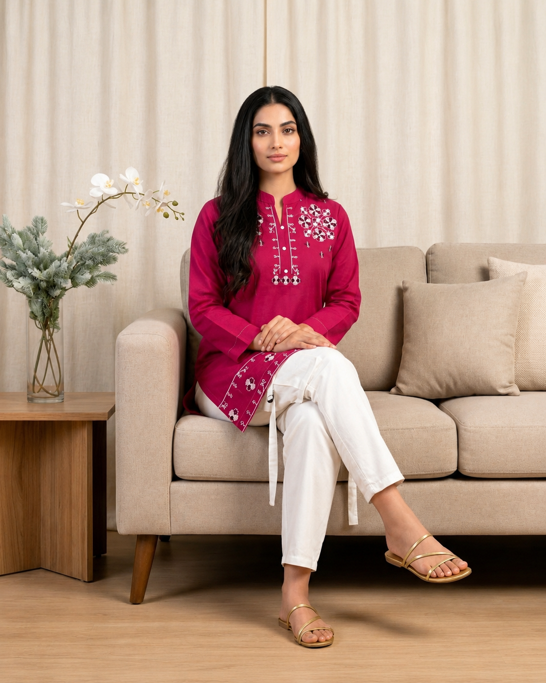 Soft Cotton Kurtis Set
