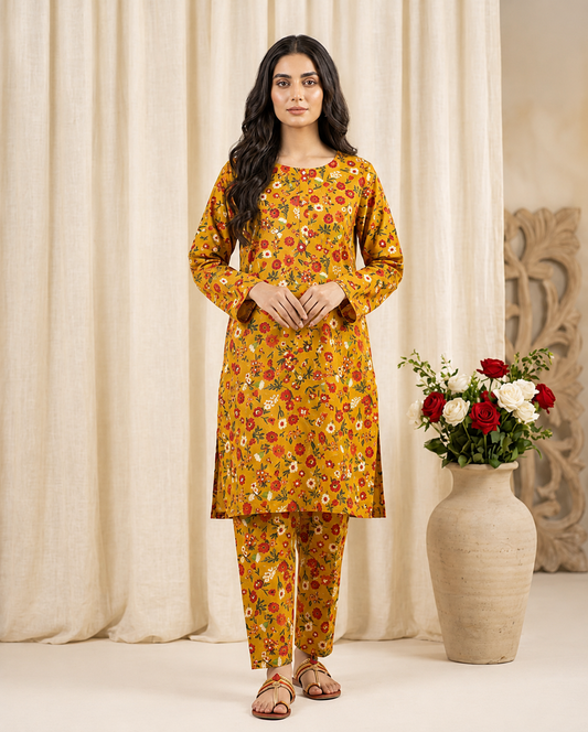 Lawn Kurtis Set