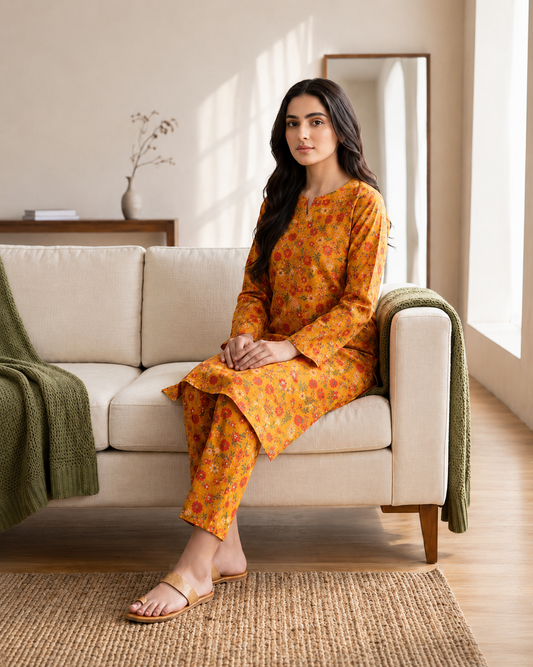 Lawn Kurtis Set