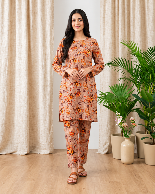Lawn Kurti Set