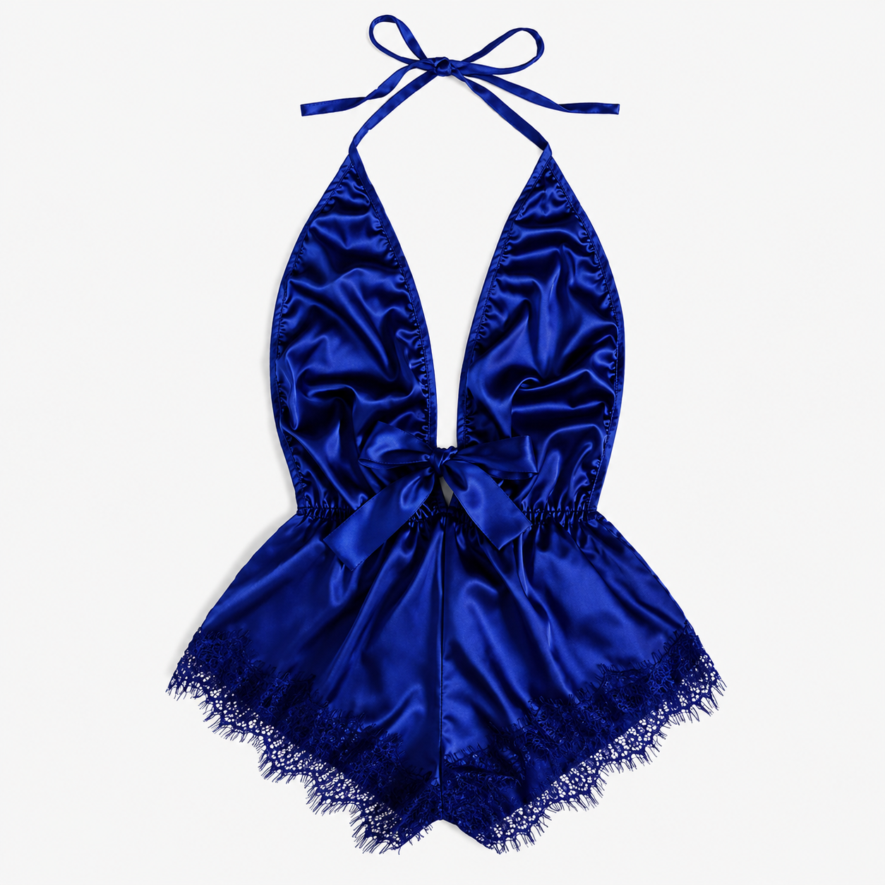 Silk Satin Body Stocking Nighty