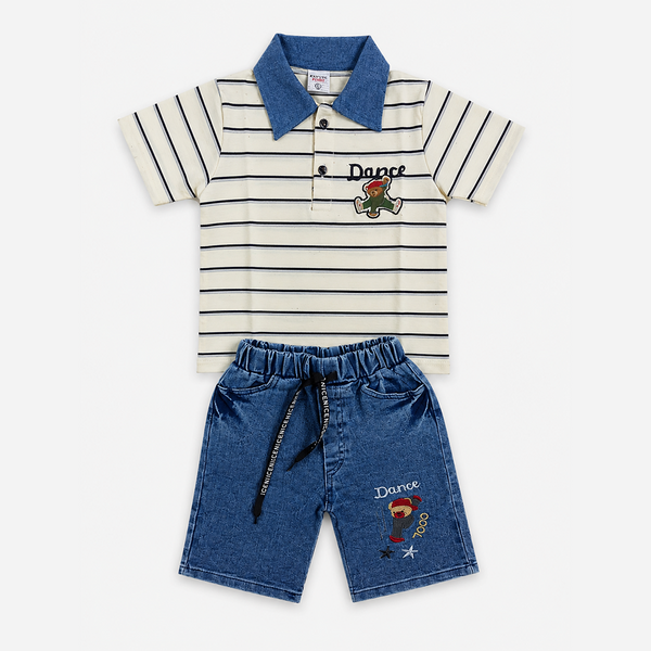 Boys Half Sleeves 2 Piece Suit