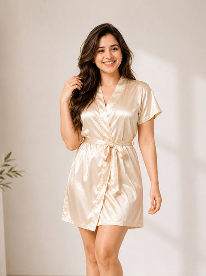 3PC Lingerie Robe Set