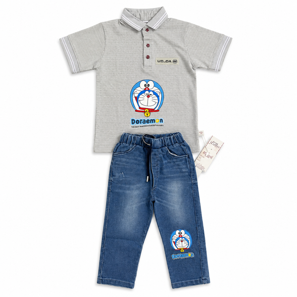 Boys Half Sleeves 2 Piece Suit