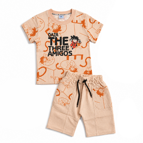 Boys Half Sleeves 2 Piece Suit